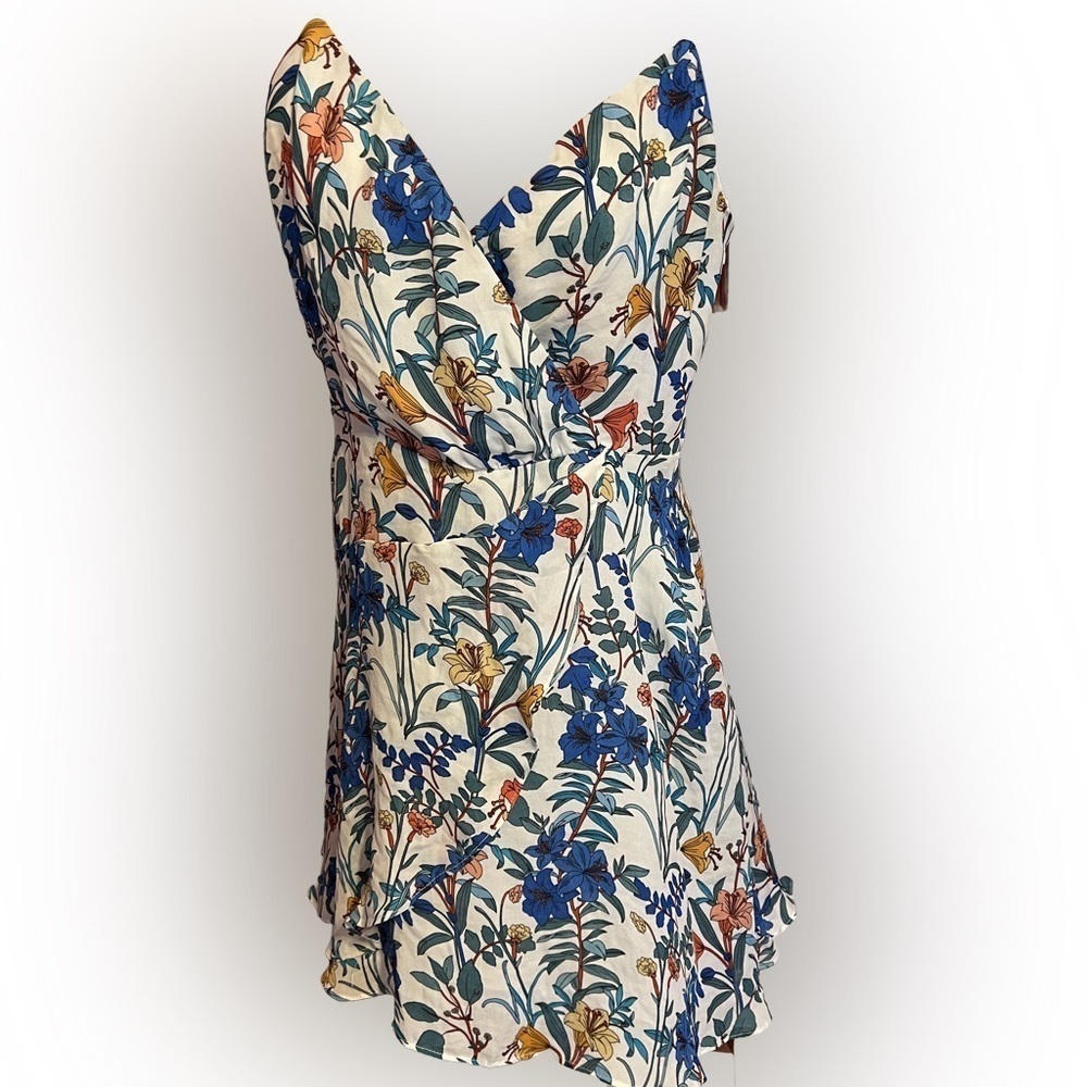 Parker Floral Polyester Sundress L